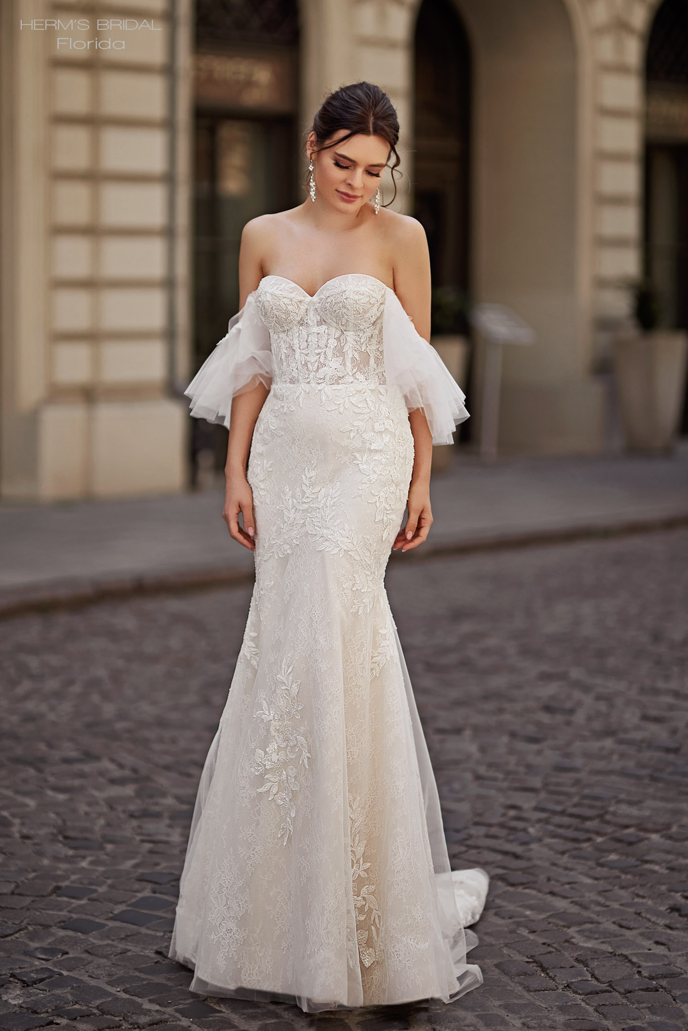 Suknia ślubna Florida  - Herms - kolor Oryginal - rozmiar 38 - Salon Le Mariage